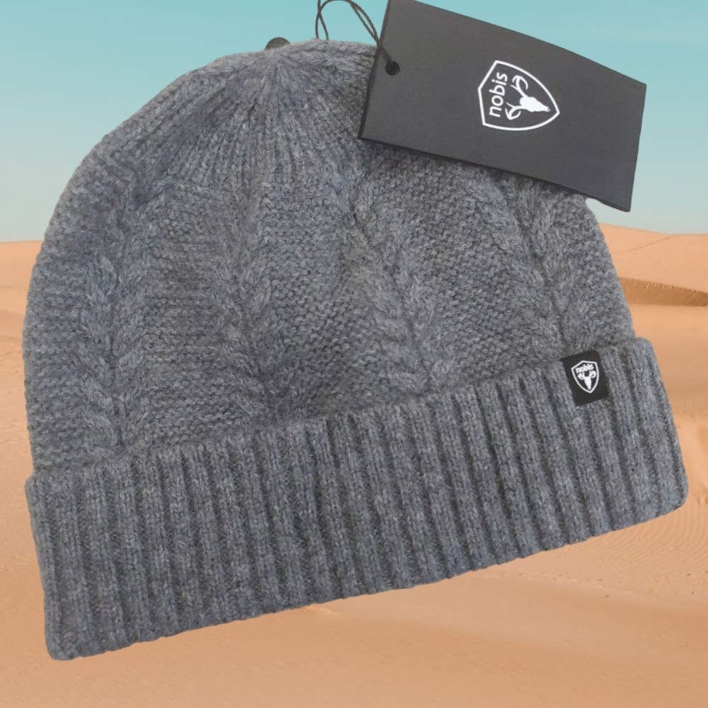 Nobis lambswool skylar beanie winter hat One Size